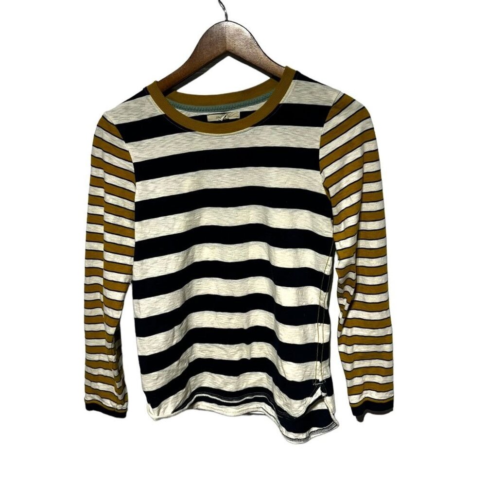 White Stuff Multicolor Striped Shirt Size 4
